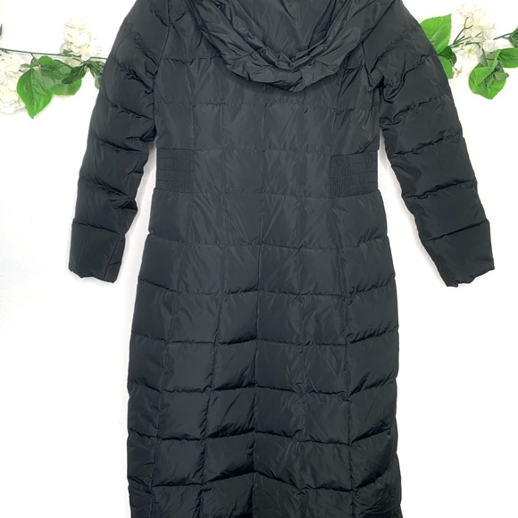 COLE HAAN Signature Long Quilted Black Jacket - Picture 6 of 9